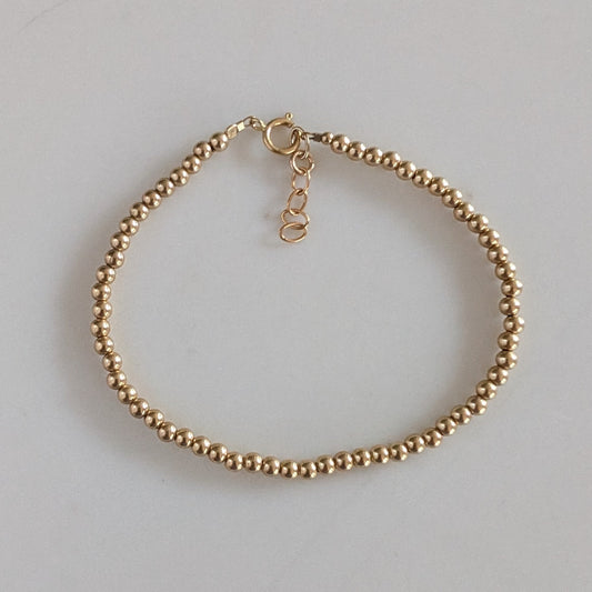 Gold Bead Bracelet